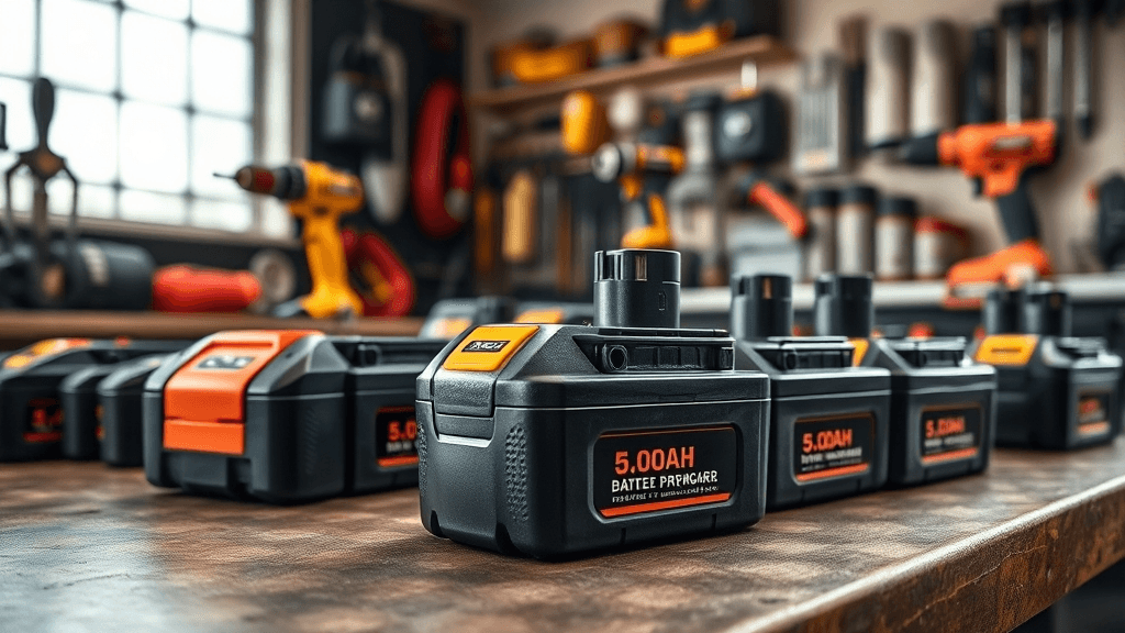 Jak správně vybrat baterii pro aku nářadí: Proč 5.0 Ah není vždy nejlepší volba